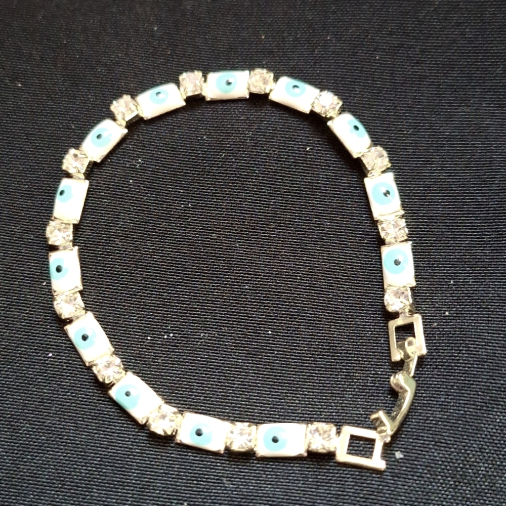 little eyes bracelet, excellent quality laminated gold  (New)